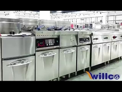 CE 6 Caminhão de queimadores de gás Equipamento de cozinha comercial com armário